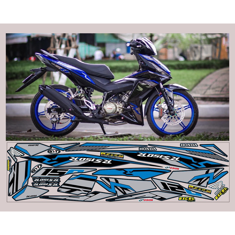 tem chế winner xanh đen dán xe đen , tem winner kiểng đẹp xe đen , tem rời winner ver1