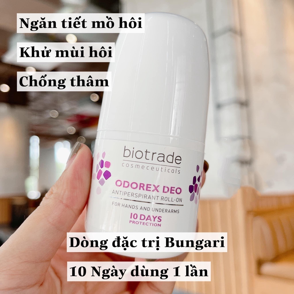 [Hàng công ty] Biotrade Odorex Deo Antiperspirant Roll On_ Lăn khử mùi, ngăn mồ hôi Biotrade