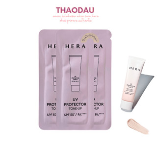 Hera Gói Kem Chống Nắng Nâng Tone Hera Uv Protector Tone Up 1Ml Sample kem chống nắng phổ rộng