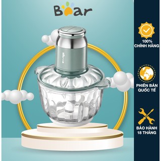 Máy xay thịt bear 2.5l đa năng xay tỏi ớt, xay đồ ăn dặm cho bé động cơ mạnh mẽ - qsj-c04r8s