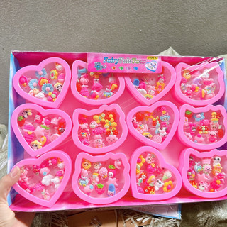 sỉ khay 12 hộp nhẫn nhựa nhiều hình 3D cho bé ( hộp 12c)