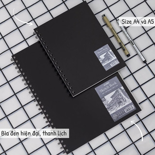 [DA ĐEN] KLONG Sổ Phác Thảo Sketch Book 50 Tờ 150GSM (MS: 762-764)