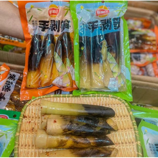 500g măng búp bóc vỏ ăn liền, măng cay tứ xuyên, măng muối cay
