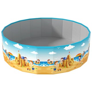 Bể bóng GẤP GỌN chất liệu vải cavan cao cấp cho bé chơi bóng, chơi xúc cát