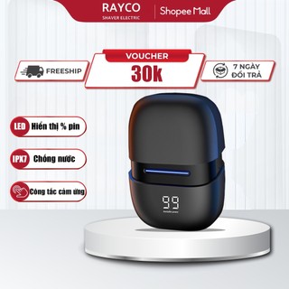 Máy cạo râu mini lưỡi kép Rayco RQ-222, cạo râu sát, êm chống nước IPX7 bảo hành 12 tháng