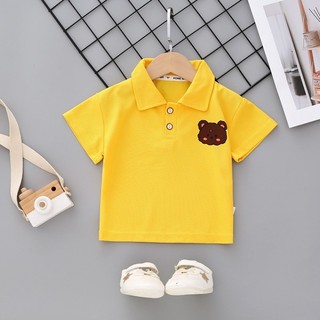 Áo Polo Bé Trai - Áo Cộc Tay Bé Trai Chất Liệu Cotton Thoáng Mát Mềm Mại - Áo Polo Cộc Tay Bé Trai 8-44KG