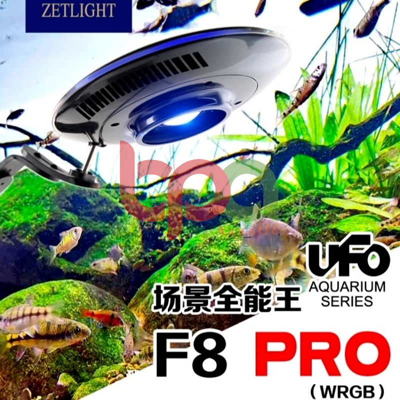 ĐÈN LED ZETLIGHT UFO F8 PRO - CHUYÊN TRỒNG CÂY THỦY SINH VÀ SAN HÔ CÁ CẢNH BIỂN