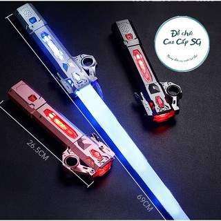  Kiếm lazer ánh sáng phiên bản mới ghép đôi sạc cổng type C đồ chơi trẻ em kiếm ánh sáng quà tặng cho bé 