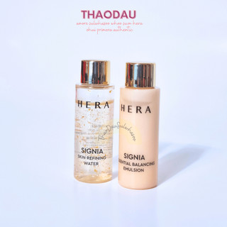 Nước hoa hồng sữa dưỡng Hera vàng signia water emulsion 20ml cân bằng thanh lọc giúp tái sinh chống lão hóa