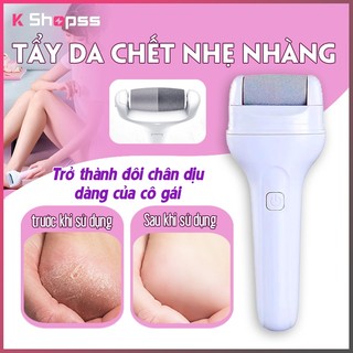 Máy Chà Gót Chân Máy tẩy tế bào chết đi kèm 2đầu mài giúp tẩy tế bào chết nhẹ nhàng và giúp đôi chân mềm mại như con gái