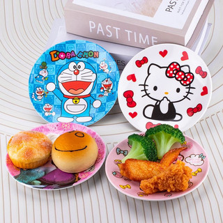 Dĩa tròn Hello Kitty - Doremon Doraemon - Elsa - Melody