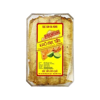 LanGift - Khô mực tẩm cay Đà Nẵng làm quà, hàng cao cấp từ thịt mực loại 1