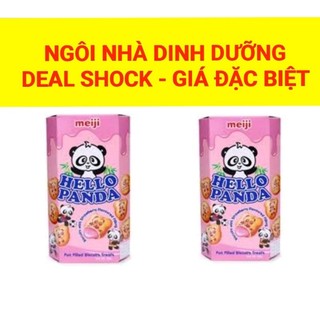 Bánh gấu hello panda vị dâu 43g
