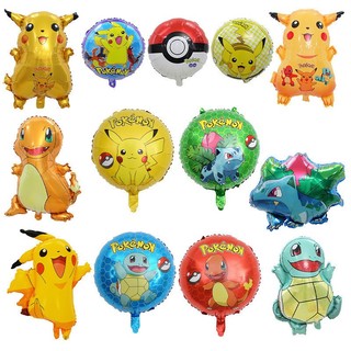 Bong bóng nhôm họa tiết Pikachu Pokemon GO