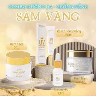 Bộ cốt nám sâm vàng mq skin 4 món chính hãng