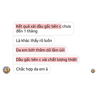 DẦU GẤC ĐẬM ĐẶC MASSAGE MỜ THÂM SẠM