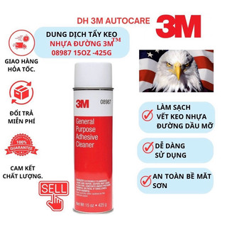 Chai xịt tẩy băng keo dính nhựa đường đa năng 3m 08987-425gam -general purpose adhesive cleaner
