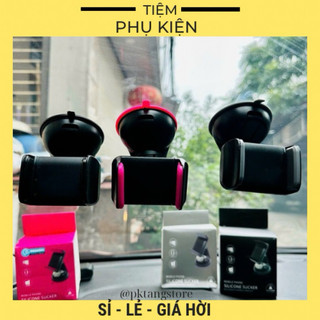 Giá đỡ điện thoại trên ô tô đặt táp lô, hút chân không, kẹp điện thoại ô tô - DT003