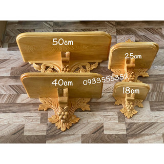 Kệ bàn thờ gỗ Pơmu - Kệ bàn thờ Chúa hoa văn /1 cái