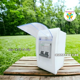 Hộp bảo vệ cb 2p cb chống giật có nắp đậy