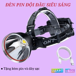 Đèn Pin Đội Đầu Siêu Sáng P90 Chiếu Xa 1000m