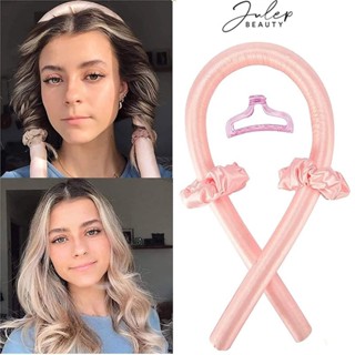  Thanh Uốn Tóc Không Cần Nhiệt - Lô Uốn Tóc Không Nhiệt   1 Băng Đô+2 Dây Chun+1 Kẹp  