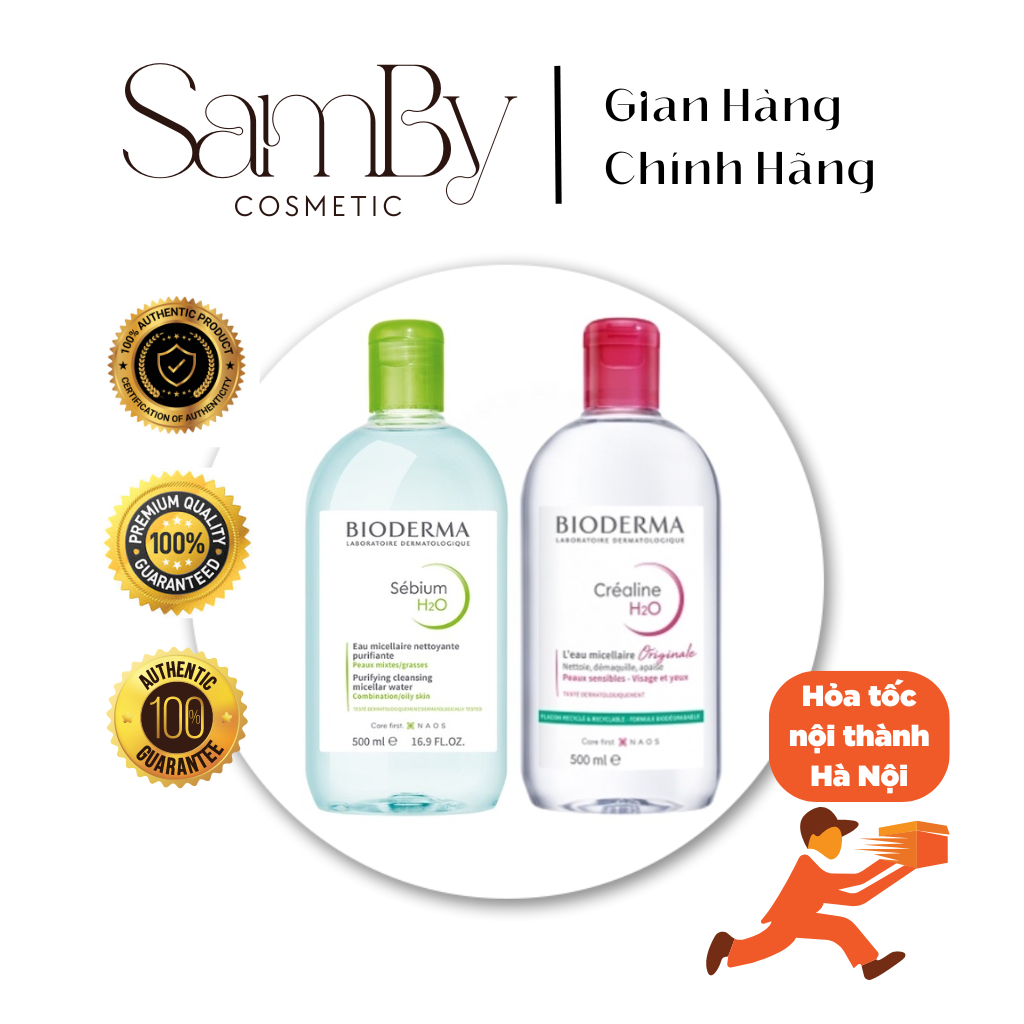 Tẩy trang Bioderma - 500ml