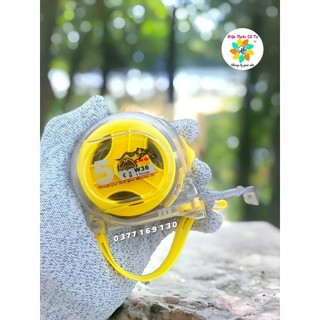 Thước kéo 5 mét 7.5 mét 10 mét 2 mặt số lớn lỗ ban các loại