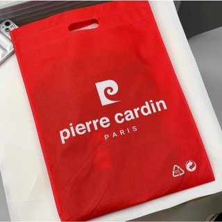 Túi xách vải đỏ cao cấp Pierre Cardin