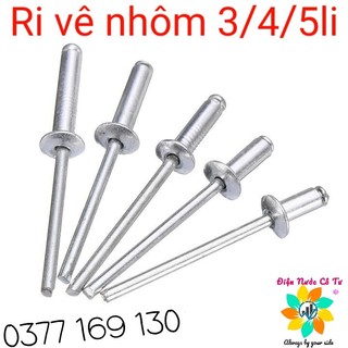 100 gram đinh rivet nhôm 3/4/5li phú thành