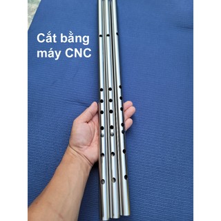 Sáo Sol trầm inox cao cấp không rỉ chuẩn tone dễ thổi, hay như sáo trúc