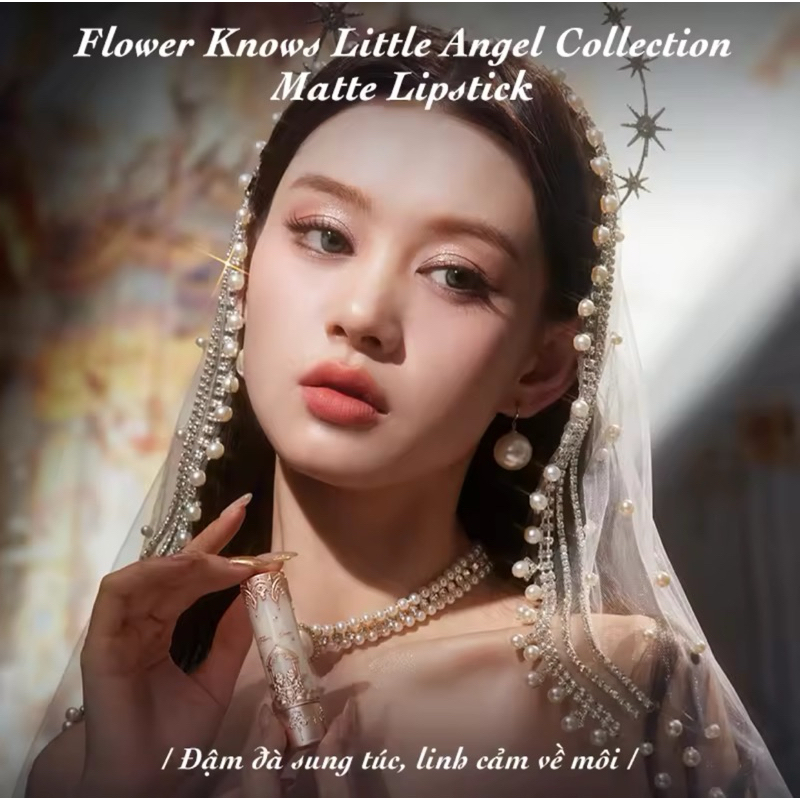 Flower Knows Little Angel Collection Matte Lipstick 9 colors - Son