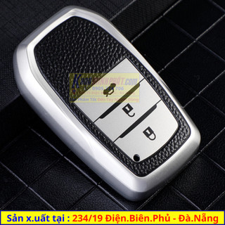 Bao da nhựa TPU chìa khoá toyota Camry, Fortuner, Land Cruiser, Hilux V709