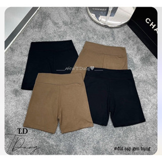 quần legging Thái đùi bản cạp to mềm co dãn tốt mẫu mới-video shop tự quay