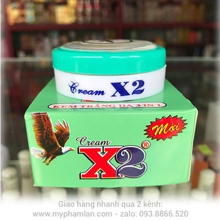 Kem trắng da 3in1 x2