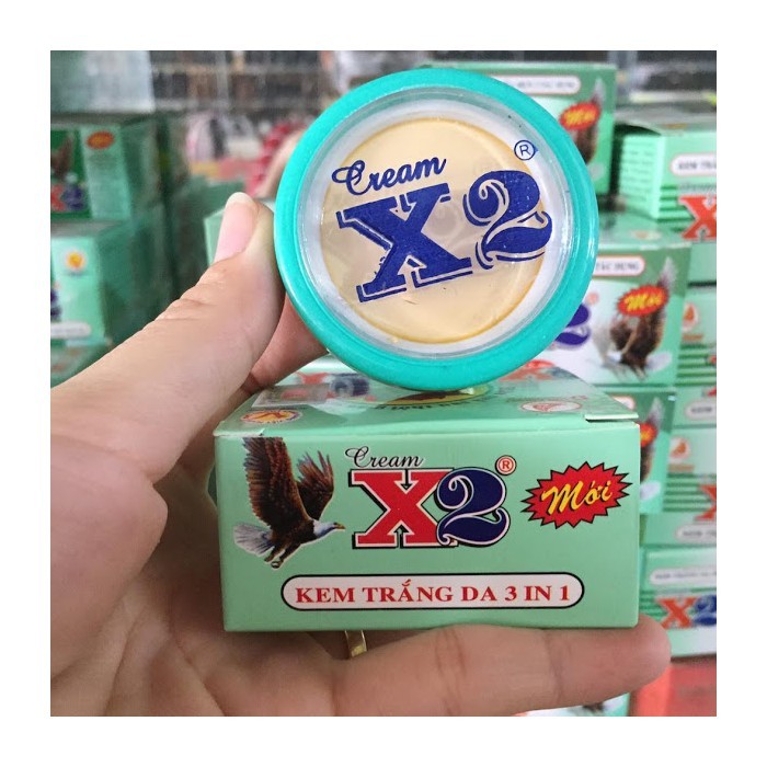 Kem trắng da 3in1 x2