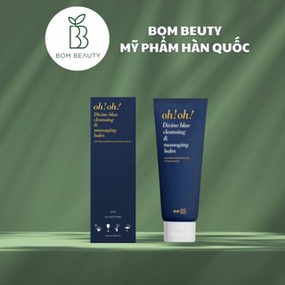 Sáp Tẩy Trang Làm Sạch Sâu, Trẻ Hóa Da oh!oh! Divine Blue Cleansing & Massaging Balm (with Melia Azadirachta Leaf & Flow
