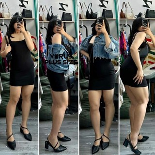 [virusplussize]Đầm MNG kate dày dặn bigsize