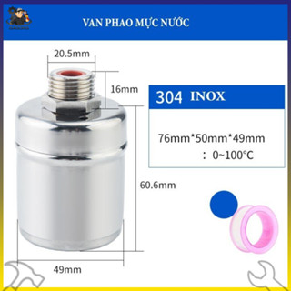 【🚚FREESHIP Van Phao Cơ Inox Thông Minh, Van Điều Chỉnh Mực Nước Tự Động Ngắt Nước Khi Nước Đầy Bồn