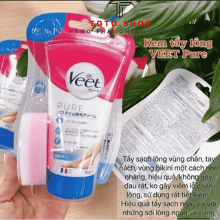 Kem Tẩy Lông Veet Naturals In Shower Hair Removal Cream Sensitive 150g