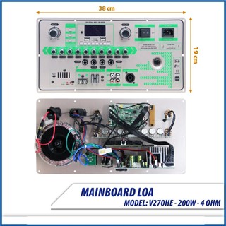Bo mạch loa kéo nguồn xuyến đánh 2 bass 40 , 5 tấc đơn mạnh mẽ có echo reverb