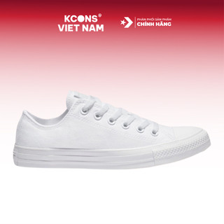 Giày Thể Thao Converse Classic Mono All White Full Trắng Vải Cổ Thấp 1U647