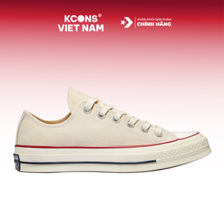 Chuck 70 Parchment Low | Giày Converse 1970s Kem Cổ Thấp Egret 162062C