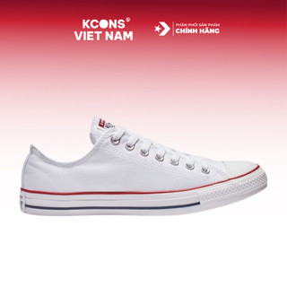 Chuck Taylor Converse Classic White | Giày Converse Trắng Viền Đỏ M7652C