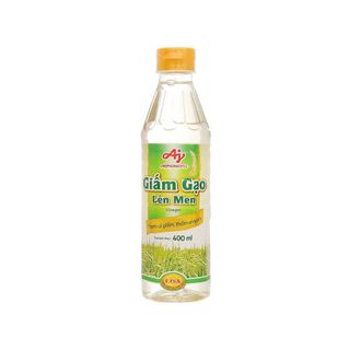 Dấm, giấm gạo lên men lisa ajinomoto chai 400ml