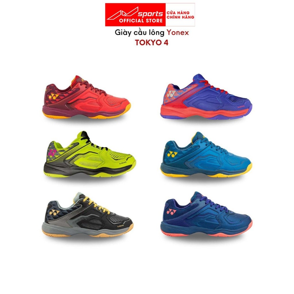 Giày cầu lông nữ nam cao cấp Yonex Tokyo 4, Yonex Atlas, Yonex Akayo Super 7 siêu bền chính hãng