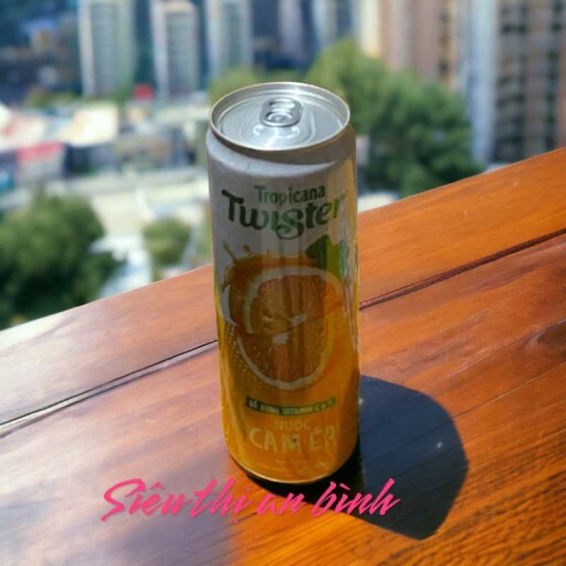 lốc 6 Lon Nước Trái Cây Twister Cam (320ml/lon)