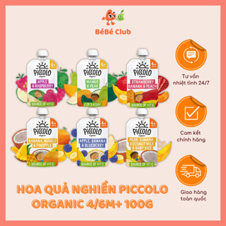 Hoa Quả Nghiền Piccolo Organic 4/6M+ 100g