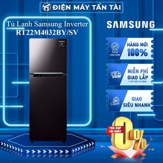 Rt22m4032by/sv - tủ lạnh samsung inverter 243l - bảo hành chính hãng - giao miễn phí hcm