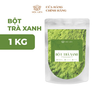 Bột trà xanh nguyên chất Mặt nạ trà xanh đắp mặt giúp bóc bã nhờn, ngừa mụn, mờ thâm nám - MỘC LIÊN